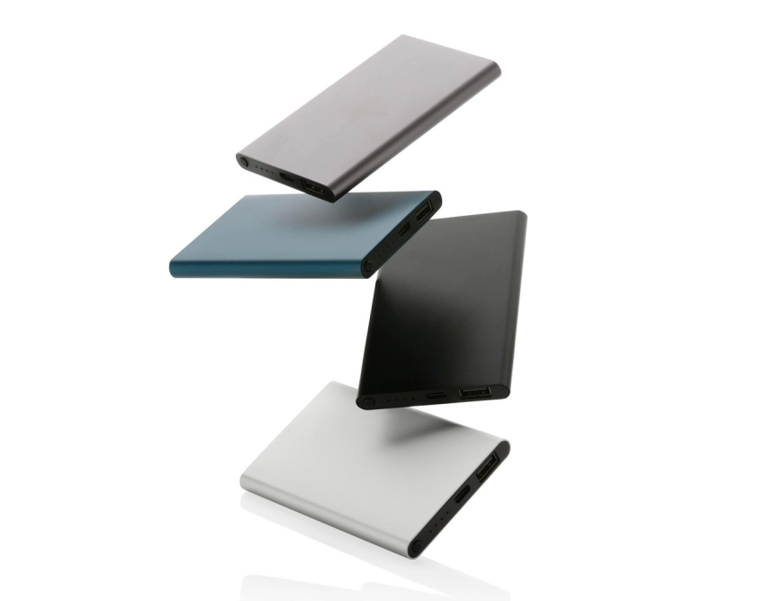 Power bank z grawerem 4000 mAh czarny mat eko