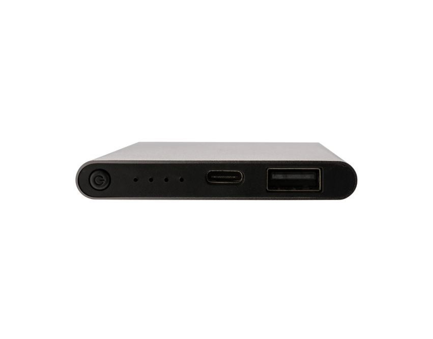 Powerbank eko 4000 mAh USB-C z aluminium z recyklingu