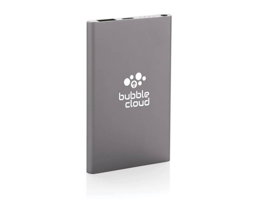 Powerbank eko 4000 mAh USB-C z aluminium z recyklingu