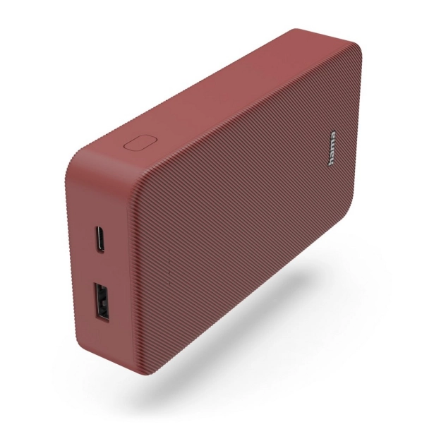Power bank mocny 20000 mAh Hama czerwony