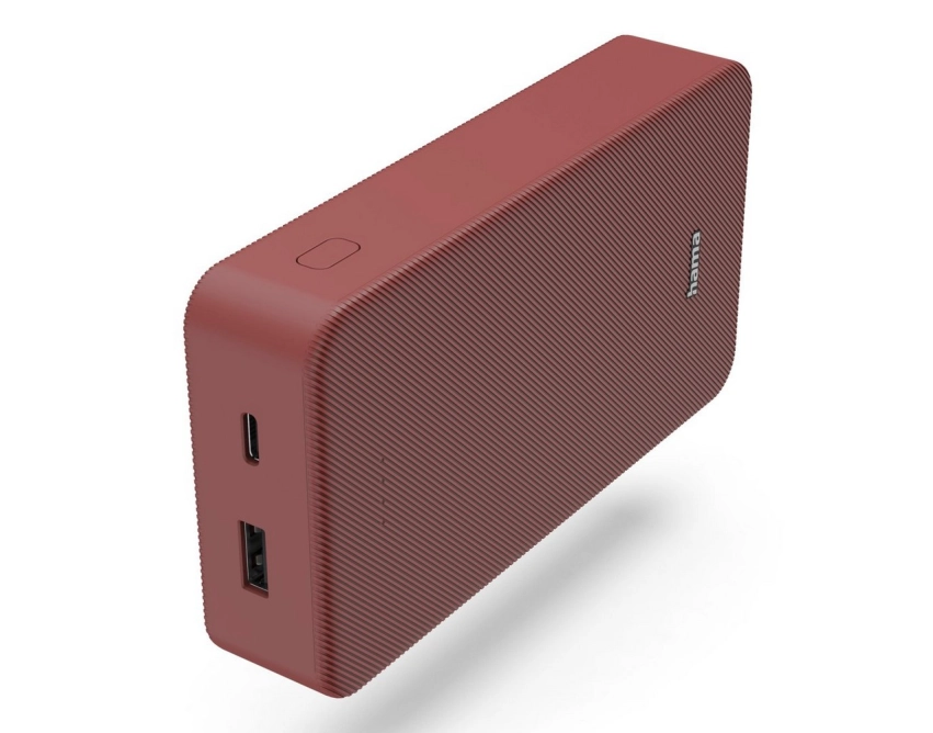 Power bank mocny 20000 mAh Hama czerwony