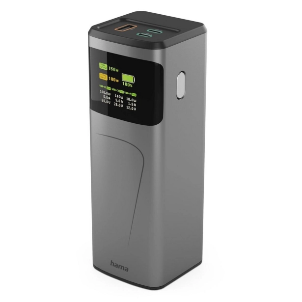 Hama High Power 150 W mocny powerbank grafitowy