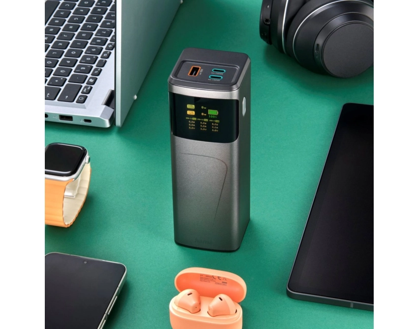 Hama High Power 150 W mocny powerbank grafitowy