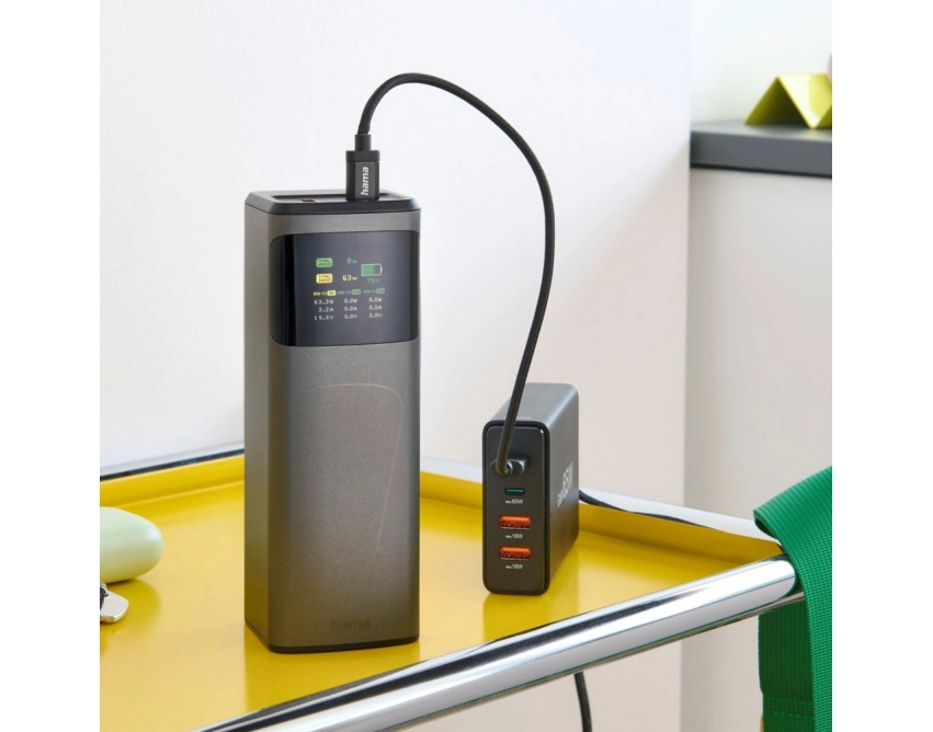 Hama High Power 150 W mocny powerbank grafitowy