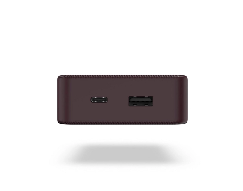 Mocny powerbank Hama 20000 mAh burgundowy z nadrukiem
