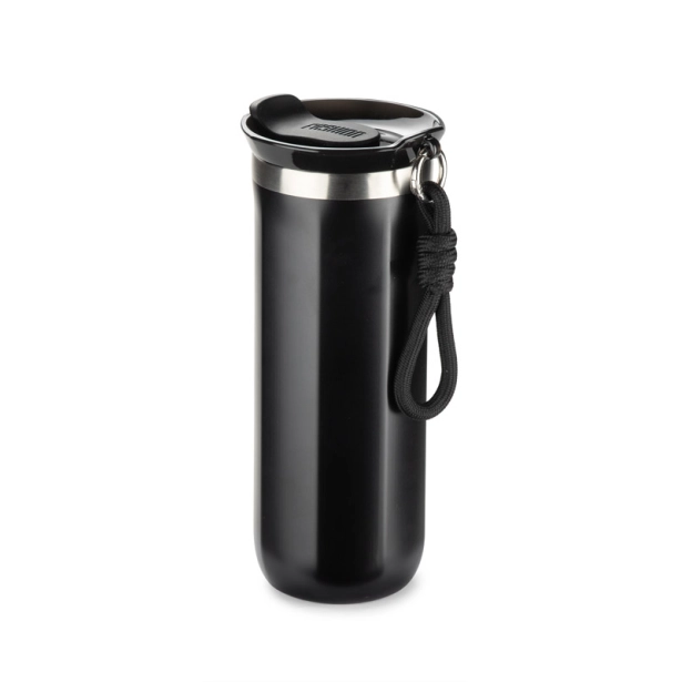 MAGUS kubek termiczny z grawerem 450 ml czarny