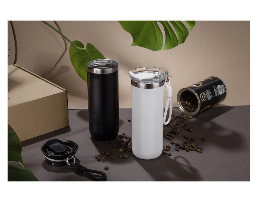 MAGUS kubek termiczny z grawerem biały 450 ml