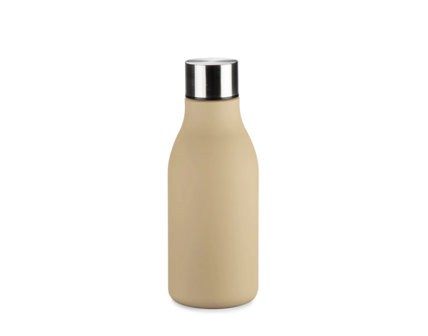 Butelka ANIMI metalowa termiczna 400 ml beżowa