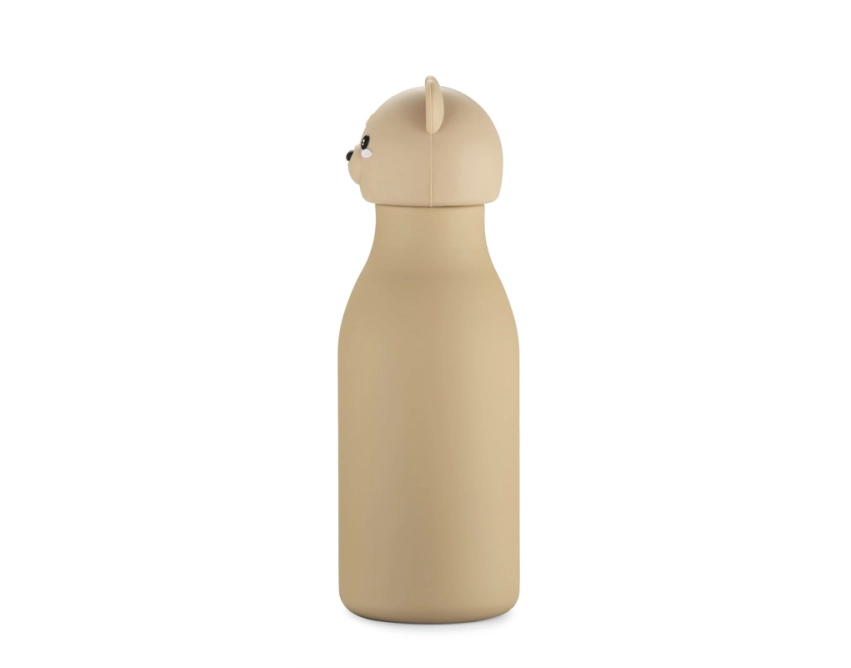 Butelka ANIMI metalowa termiczna 400 ml beżowa