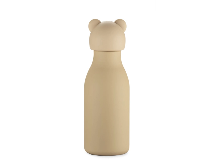 Butelka ANIMI metalowa termiczna 400 ml beżowa
