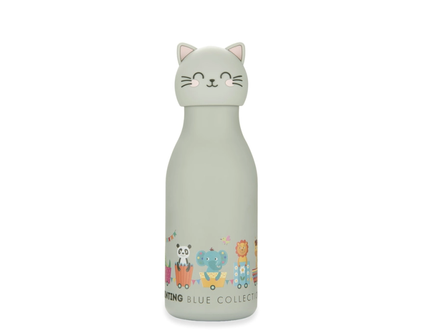 ANIMI butelka termiczna dla dzieci 400 ml szara