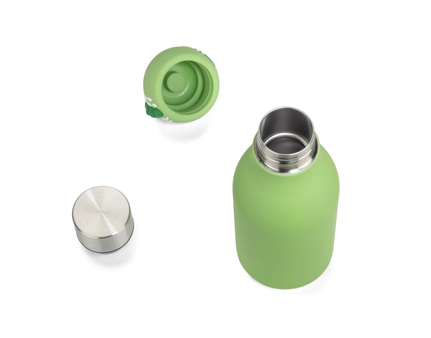 ANIMI butelka termiczna dla dzieci 400 ml zielona
