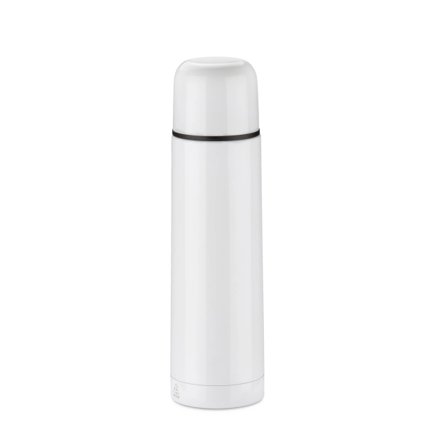 Termos VARMO z logo firmy 500 ml – biały