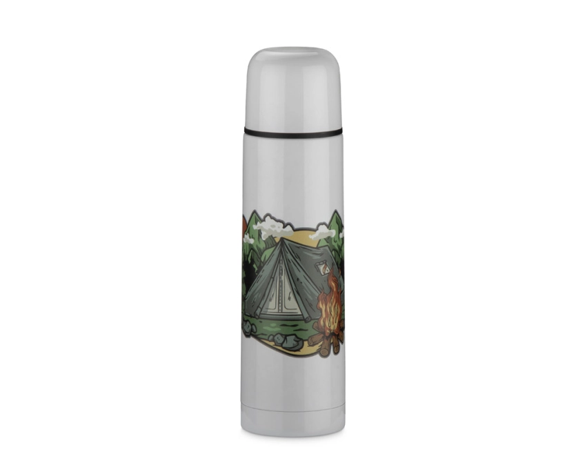 Termos VARMO z logo firmy 500 ml – biały