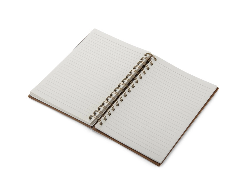 SEAR notes A5 z nadrukiem, brązowa okładka PU
