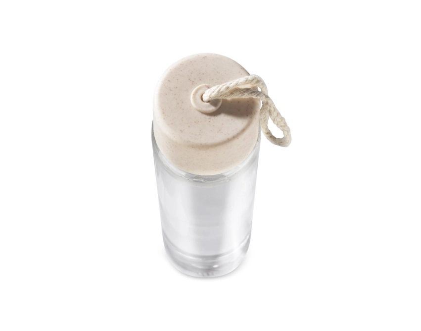 SKINNY butelka szklana z logo 350 ml naturalna