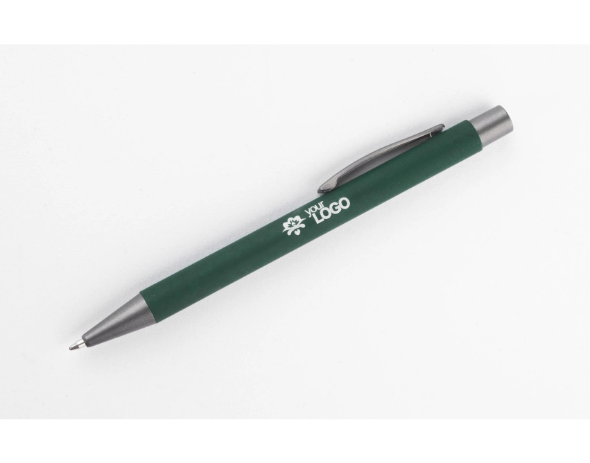 GOMA długopis reklamowy metalowy zielony 137 mm