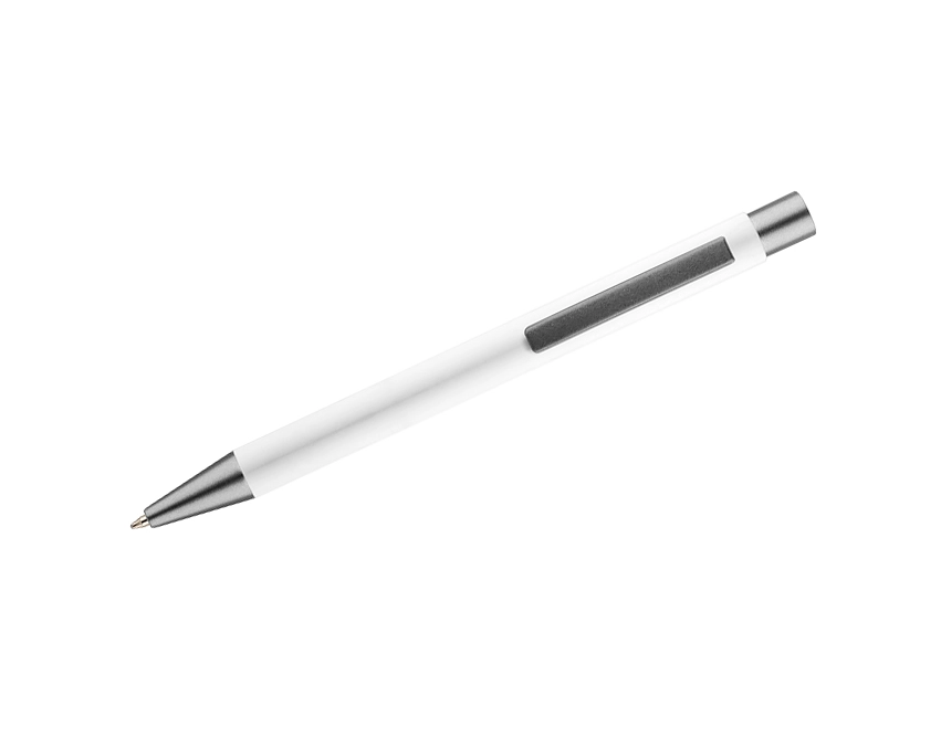 GOMA metalowy długopis reklamowy biały, aluminium