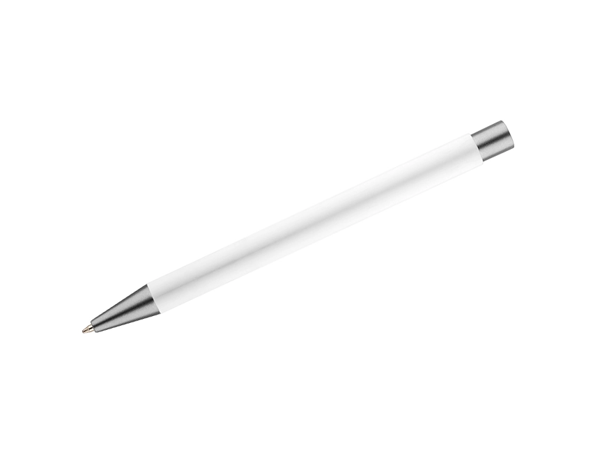 GOMA metalowy długopis reklamowy biały, aluminium
