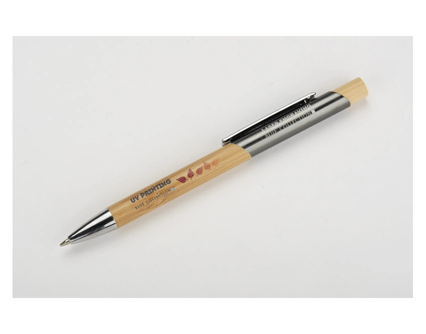 BALIS długopis bambusowy grafitowy z grawerem