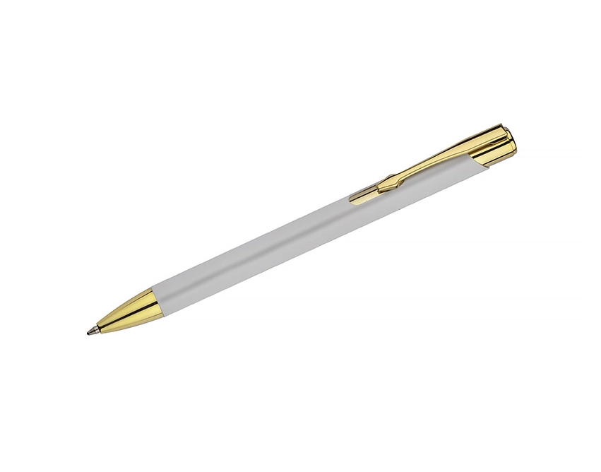 GOLDEN długopis metalowy z grawerem, biały