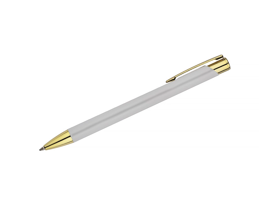 GOLDEN długopis metalowy z grawerem, biały
