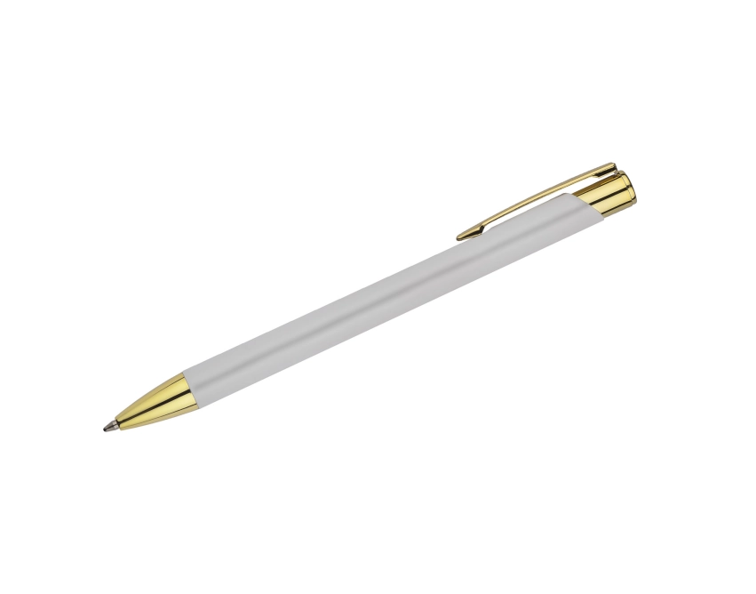 GOLDEN długopis metalowy z grawerem, biały
