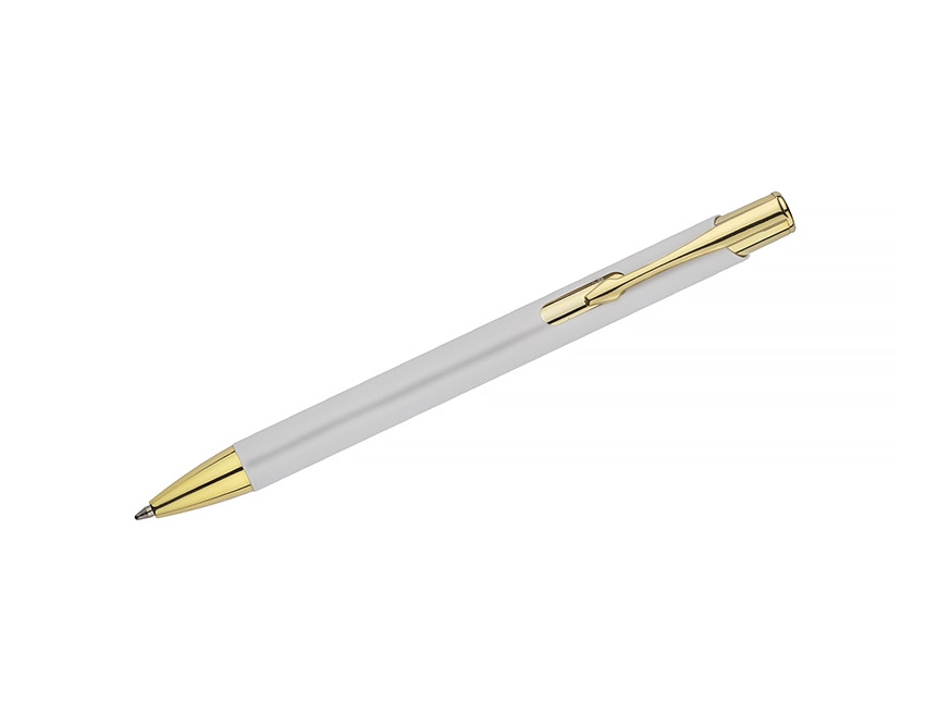 GOLDEN długopis metalowy z grawerem, biały