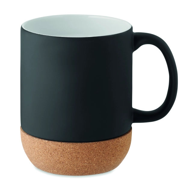 Matt kubek ceramiczny z grawerem czarny 300 ml