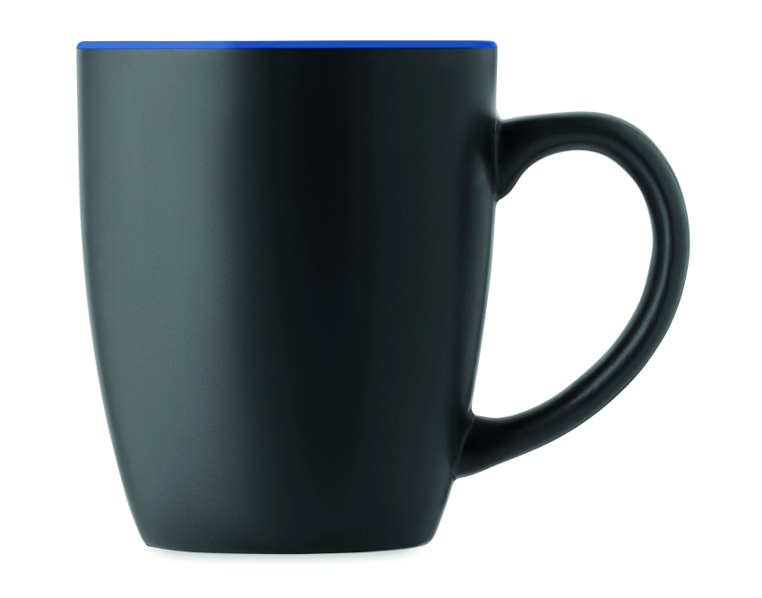 Lim kubek ceramiczny z grawerem, niebieskie wnętrze