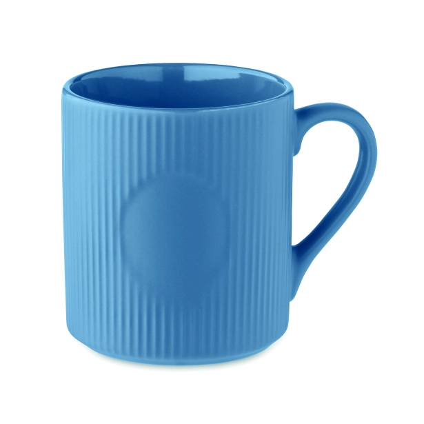 Kubek Ribmug ceramiczny reklamowy z kamionki 340 ml