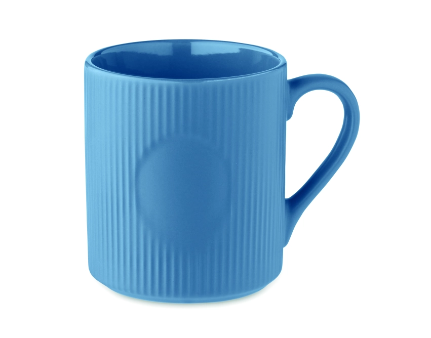 Kubek Ribmug ceramiczny reklamowy z kamionki 340 ml