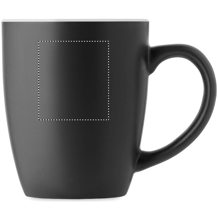 Schemat znakowania dla Tampondruk - P6 na gadżecie: Lim kubek ceramiczny z grawerem 290 ml czarny