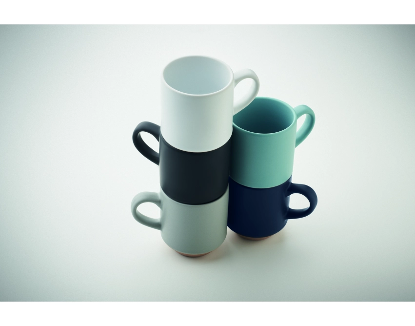 Cerack kubek ceramiczny 170 ml biały z nadrukiem