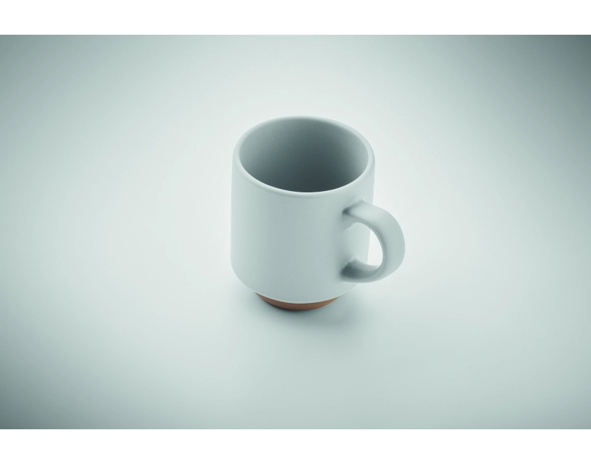 Cerack kubek ceramiczny 170 ml biały z nadrukiem