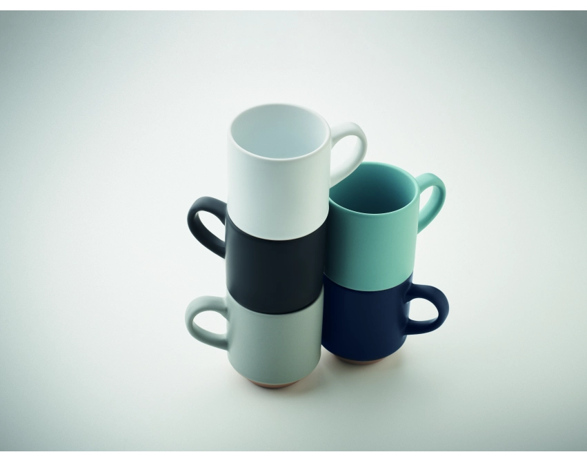 Cerack kubek ceramiczny 170 ml biały z nadrukiem