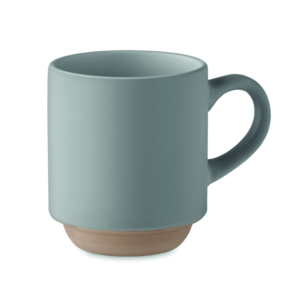 Cerack kubek ceramiczny z nadrukiem 170 ml szary