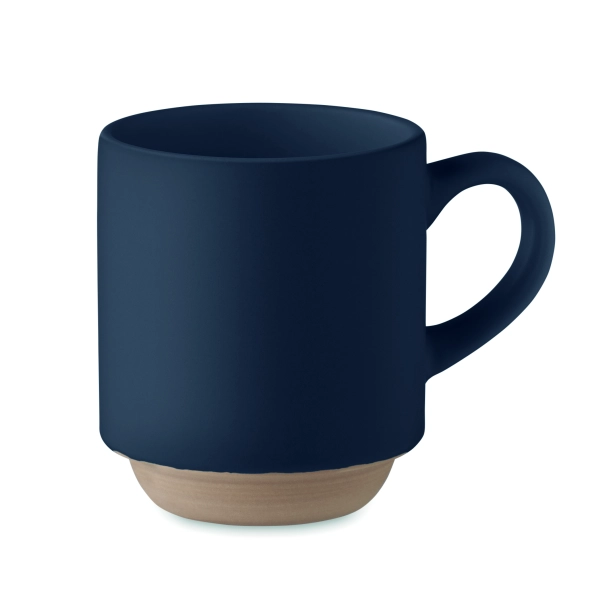 Cerack kubek ceramiczny z logo – francuski granat