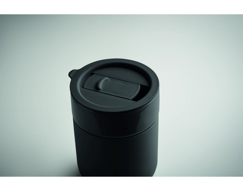 Qeram kubek ceramiczny reklamowy 330 ml czarny