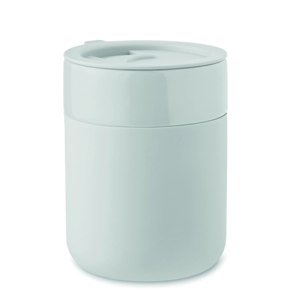 Kubek Qeram ceramiczny reklamowy 330 ml biały