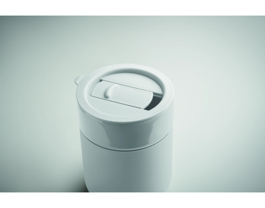Kubek Qeram ceramiczny reklamowy 330 ml biały