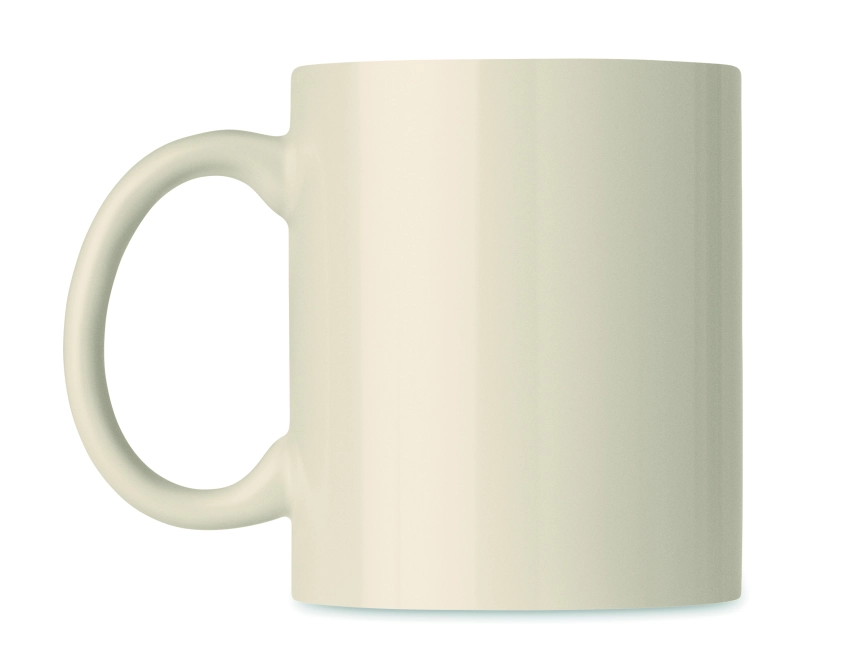 Dublin tone – beżowy reklamowy kubek ceramiczny 300 ml