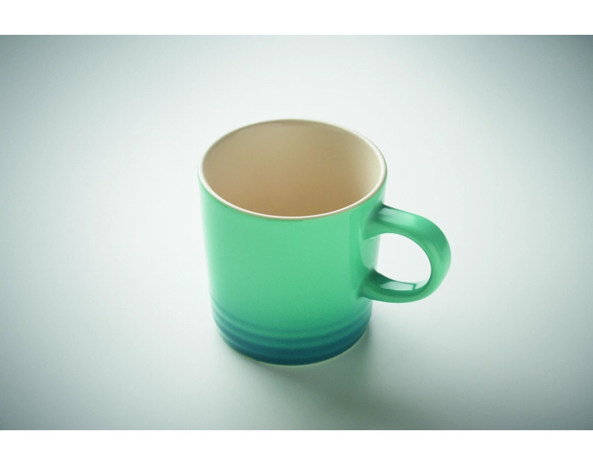 Orot kubek ceramiczny z nadrukiem turkusowy 290 ml