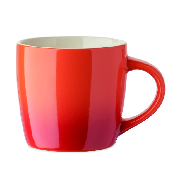 Peze kubek ceramiczny reklamowy pomarańczowy 300 ml
