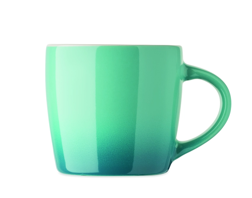 Peze kubek ceramiczny z nadrukiem 300 ml turkusowy