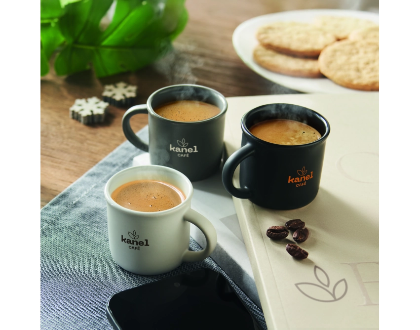 Espres filiżanka do espresso z nadrukiem biała 40 ml