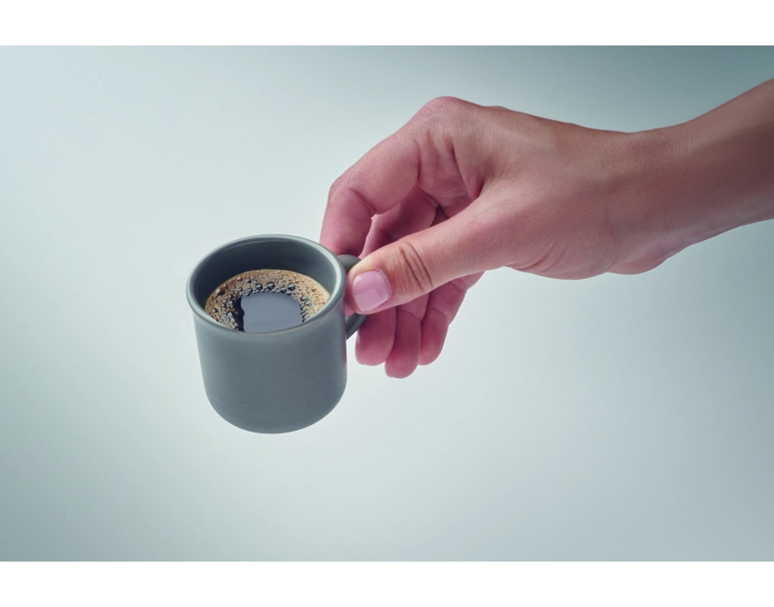 Filiżanka reklamowa 40 ml kamiennoszara do espresso