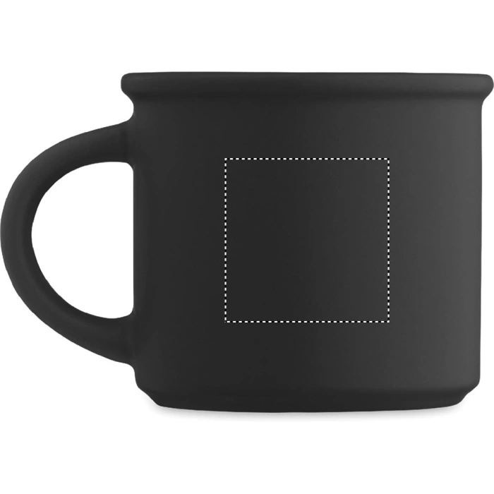 Schemat znakowania dla Tampondruk - P6 na gadżecie: Cupage reklamowy kubek ceramiczny czarny 300 ml
