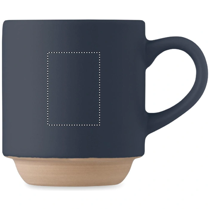 Schemat znakowania dla Tampondruk - P5 na gadżecie: Cerack kubek ceramiczny z logo – francuski granat