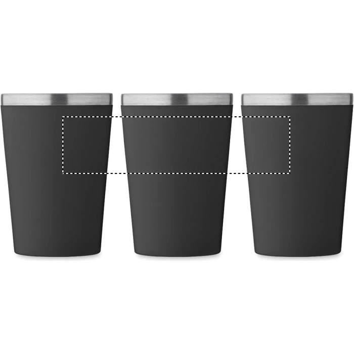 Schemat znakowania dla Sitodruk 360° - RS5 na gadżecie: Blerm kubek termiczny z ceramiką 350 ml czarny
